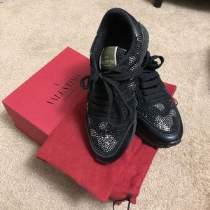Brand New Valentino Crystal Sneaker